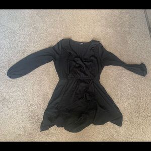 Mini dress black from Express.